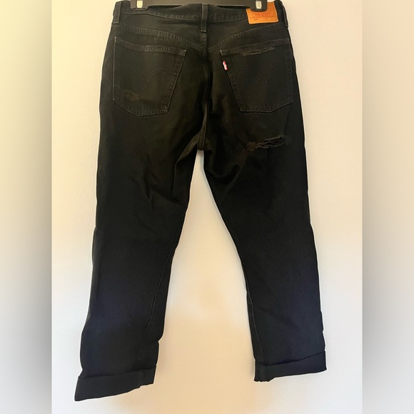 Levi’s 501 distressed black jeans - Picture 2 of 2